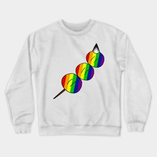 Pride month all inclusive flag LGBTQ+ Dango Crewneck Sweatshirt
